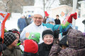 Relais du flambeau olympique � Gimli