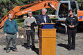 Inauguration de la construction des infrastructures et des services de sant� � Sainte Rose du Lac