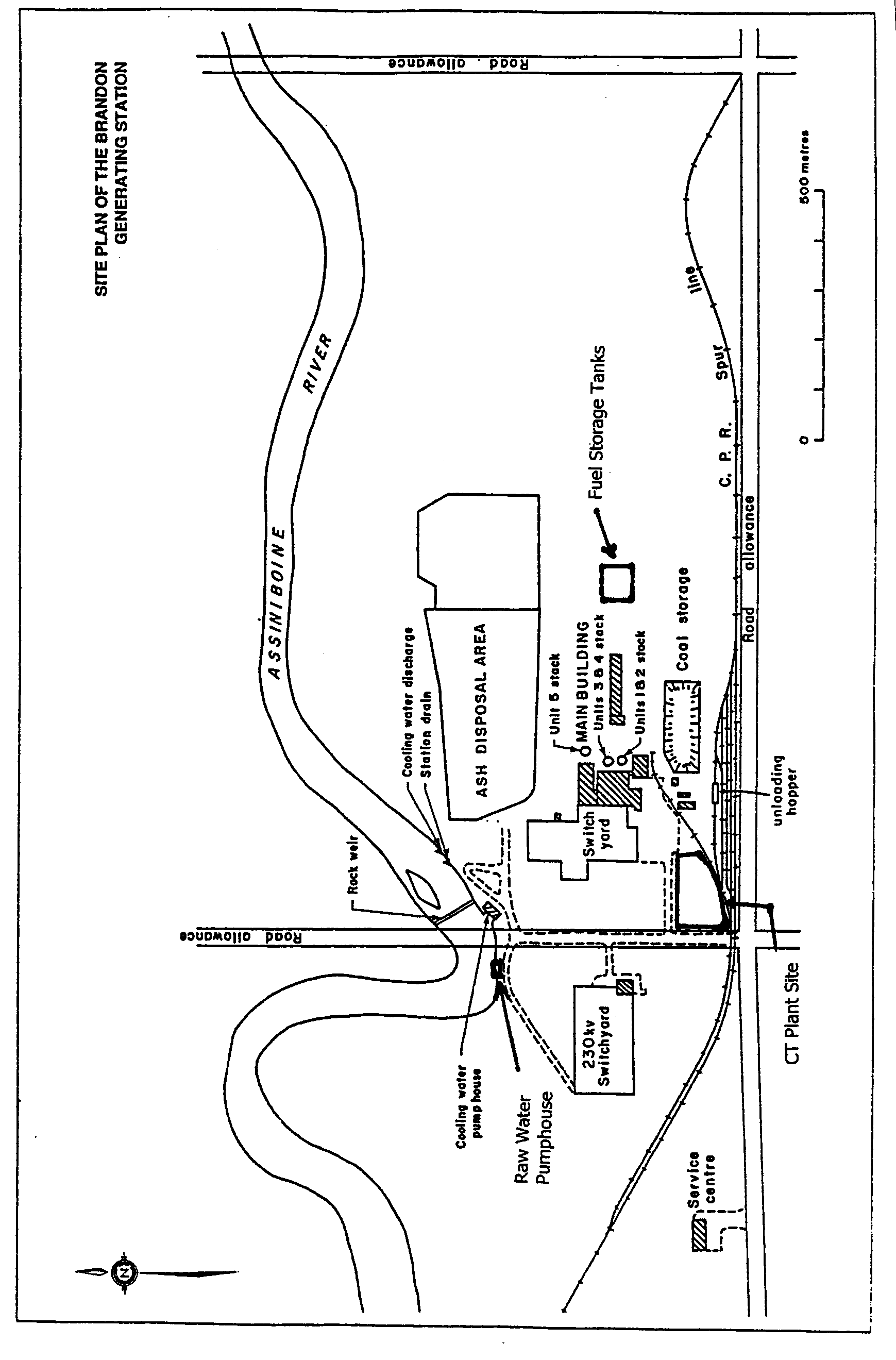 Site Plan of the Brandon Generating Station, bctp.gif 79KB