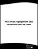 Materials/Equipment List for Preschool Child Care Centres