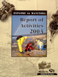 Click for larger view of Report of Activities 2003 cover