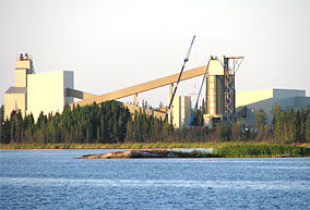 The Bucko Lake nickel mine is poised to reach full commercial production in early 2009. (Photo courtesy of Crowflight Minerals, Inc.)
