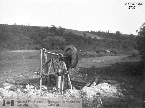 Ancienne mine McArthur, au sud de Deloraine, au Manitoba.