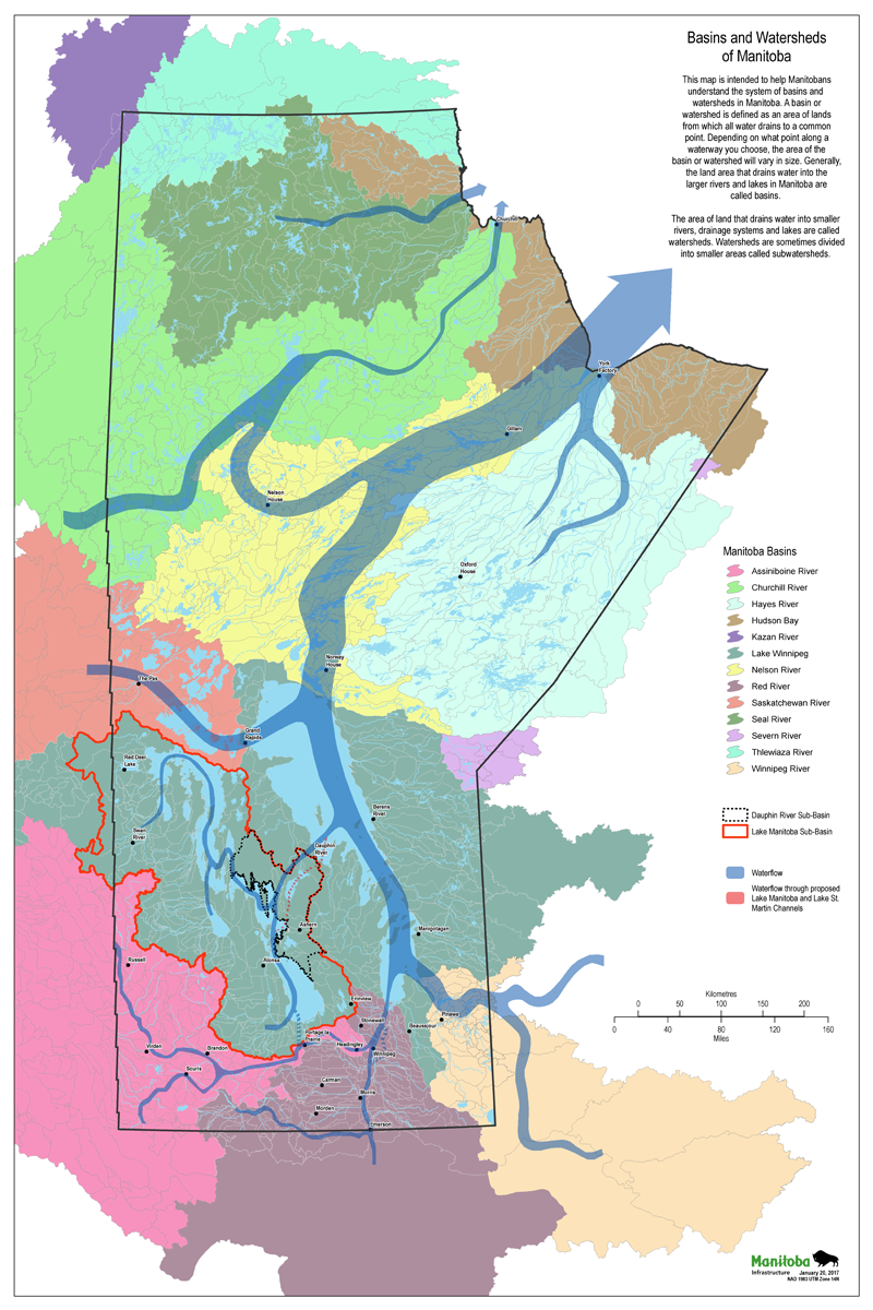 Watershed and Flow Map