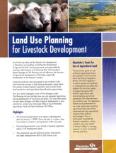 Land Use Planning for Livestock Development