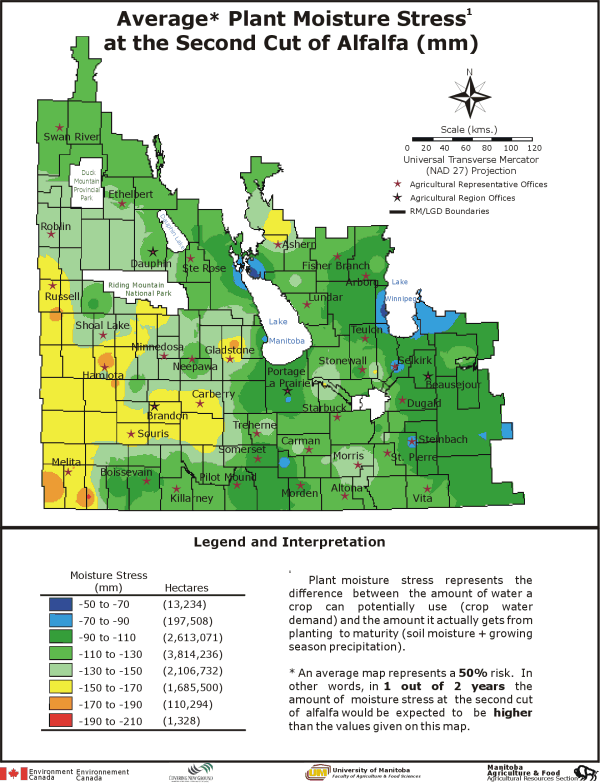 Province of Manitoba agriculture Agricultural Climate of Manitoba