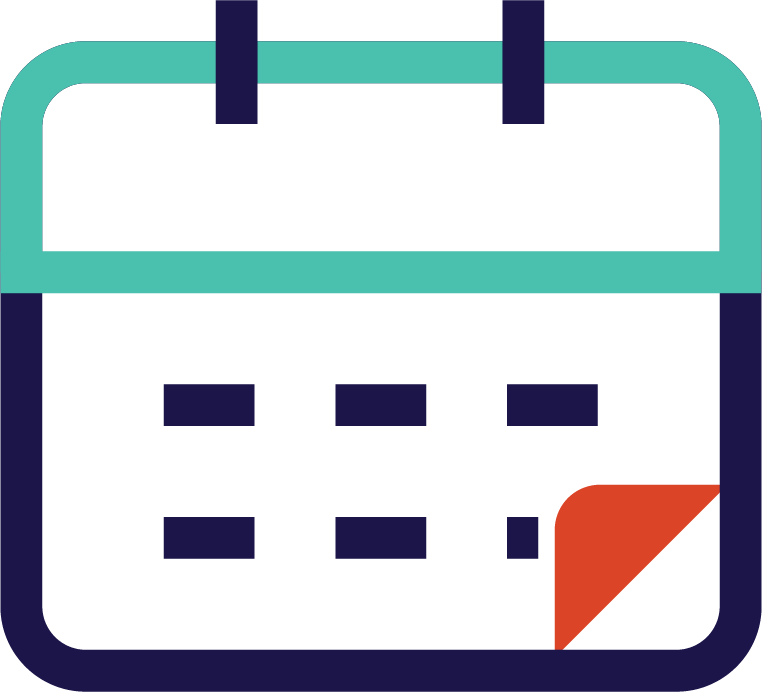 Graphic that compares your career choices for either college, apprenticeship or university on four different topics as you use the left or right navigation arrows. The first topic compares the number of years of training or education. College is one to three years, Apprenticeship is two to four years, and University is three to five years.
