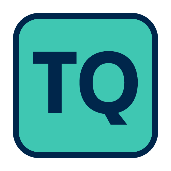 letters TQ enclosed in a rounded square.