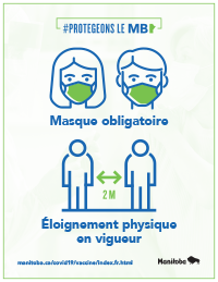 Masque obligatoire / Éloignement physique