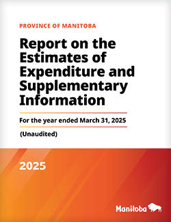 Report on the Estimates of Expenditure and Supplementary Information