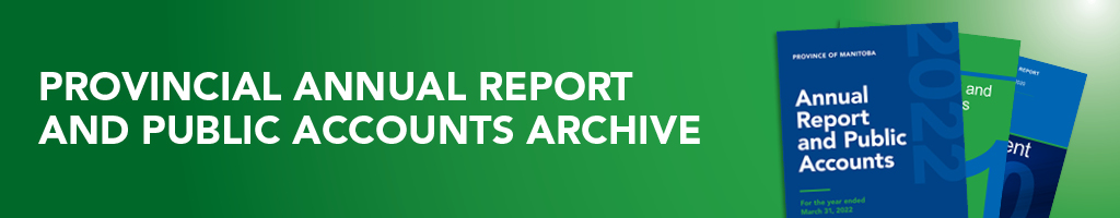 Provincial Annual Report and Publics Accounts Archive