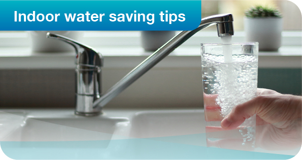 Indoor water saving tips