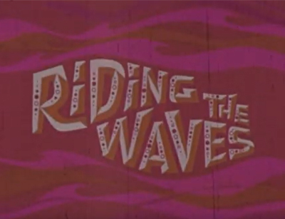 wordmark: Riding the Waves