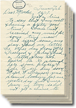 February 26, 1917 letter with 5 pages