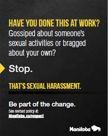 Sexual Harassment Awareness Campaign - Poster 2