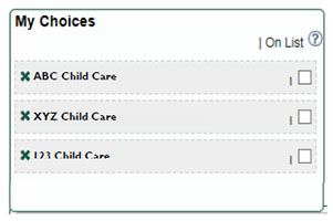 My Choices screenshot image