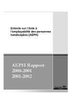Télécharger Rapport sur l'AEPH 2000/01 et 2001/02