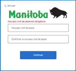 Modification du mot de passe sur l'�cran D�tails de l'utilisateur