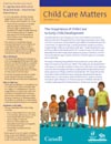 Child Care Matters: The Importance of Child Care in Early Childhood Development