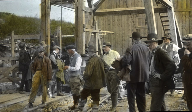 Puits de mine no 1 de la mine Flin Flon, 1929.