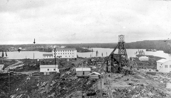Site d’aménagement de la mine, mine Sherritt-Gordon.