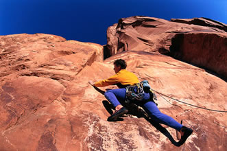 Image of rock climber