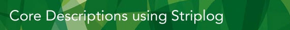 Core Descriptions Using Striplog