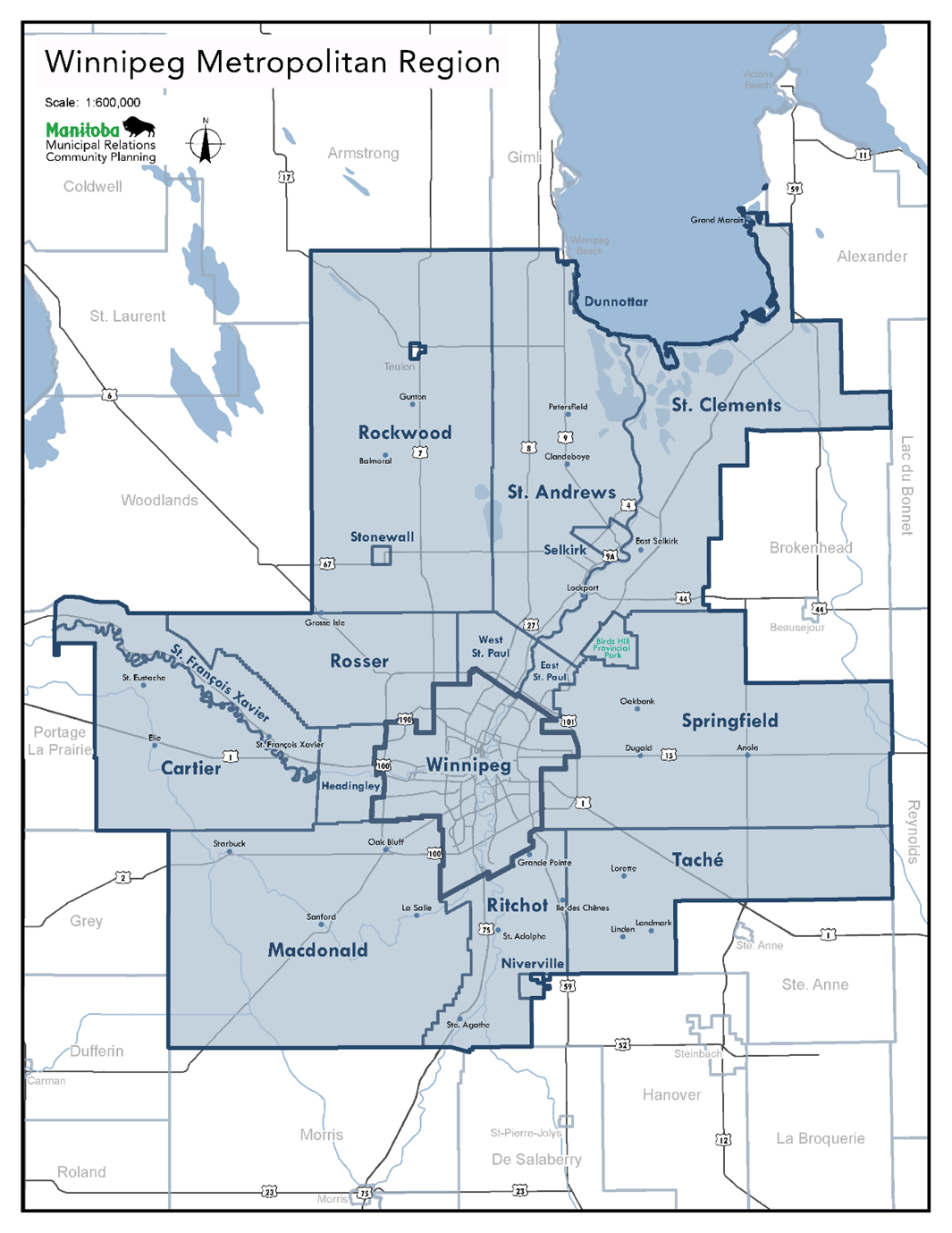 Province of Manitoba mr Winnipeg Metropolitan Region