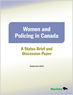 Women and Policing in Canada: A Status Brief and Discussion Paper PDF