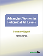 Advancing Women in Policing at All Levels: Summary Report PDF