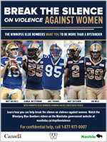 Break the Silence on Violence Against Women poster PDF