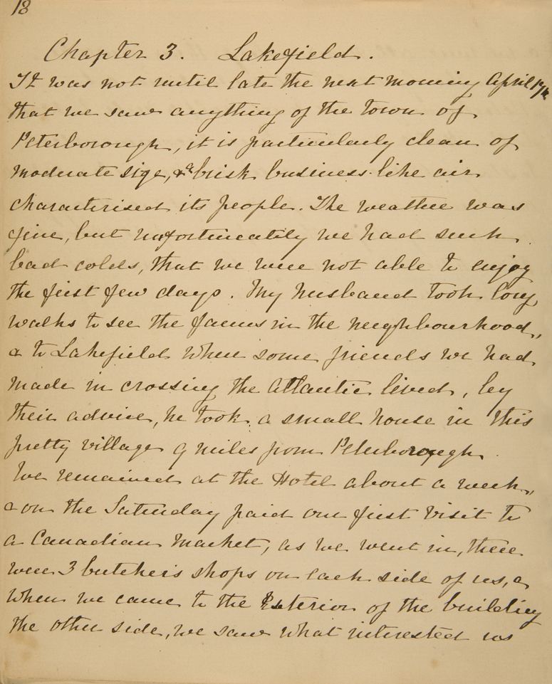 Chapter 3 of Emma Averill's journal