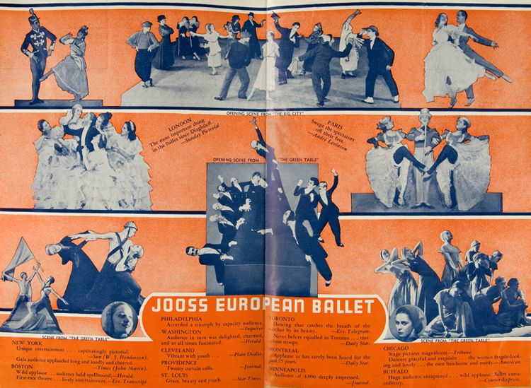 Jooss Ballet circular