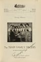 Trapp Family Singers programme