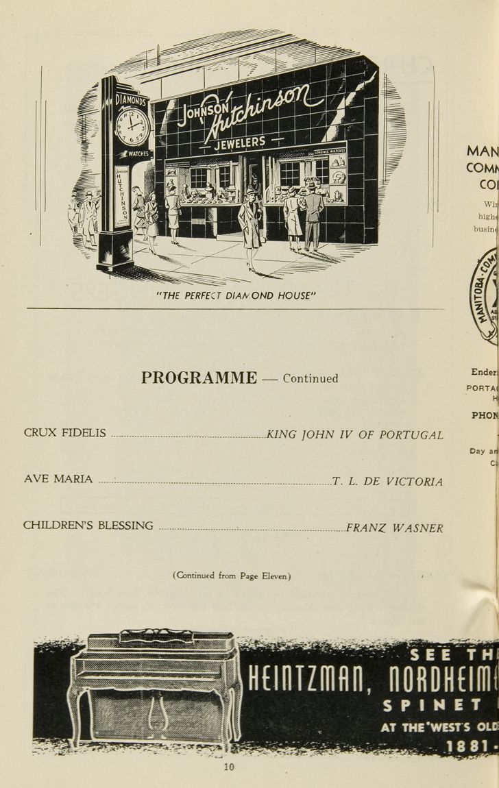 Trapp Family Singers programme