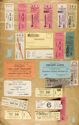 Scrapbook of tickets