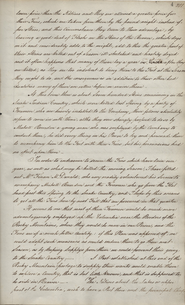 Spokane House Report