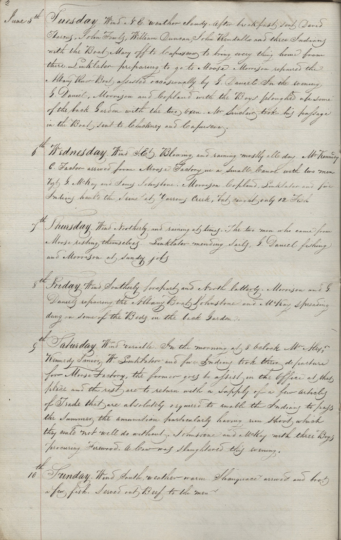 Albany post journal, 1827-1828