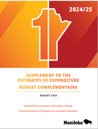 Manitoba Environment and Climate Main Estimates Supplement 2023-2024